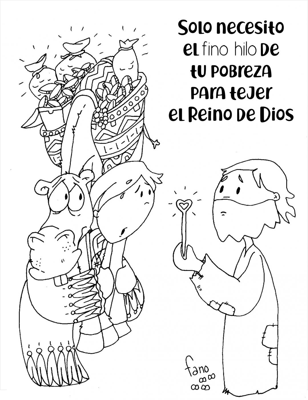 Dibujos de Fano para colorear - Parroquia Nuestra Señora de la Misericordia